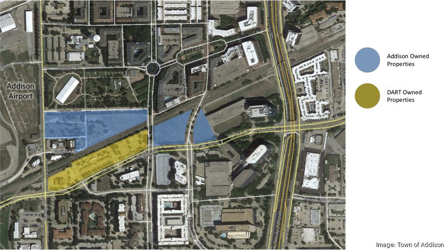 Developers wanted: Town of Addison offers 18 acres near new DART ...