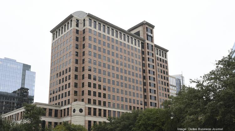 2100 McKinney Ave. in Uptown is the corporate headquarters of CBRE after the company relocated headquarters from Los Angeles to Dallas in October.