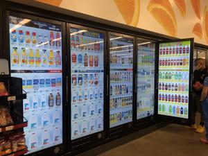 Cooler Screens at Walgreens in Chicago