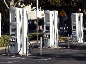 Electric car-charging stations