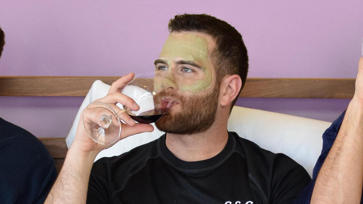 Giggles and a facial