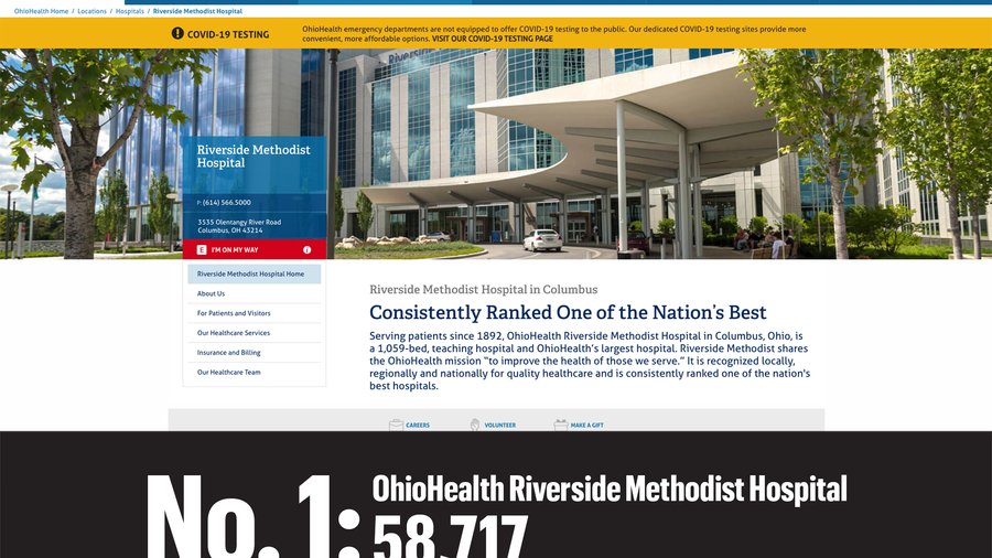 Ohiohealth Riverside Mp Busiest Central Ohio hospitals - Columbus Business First