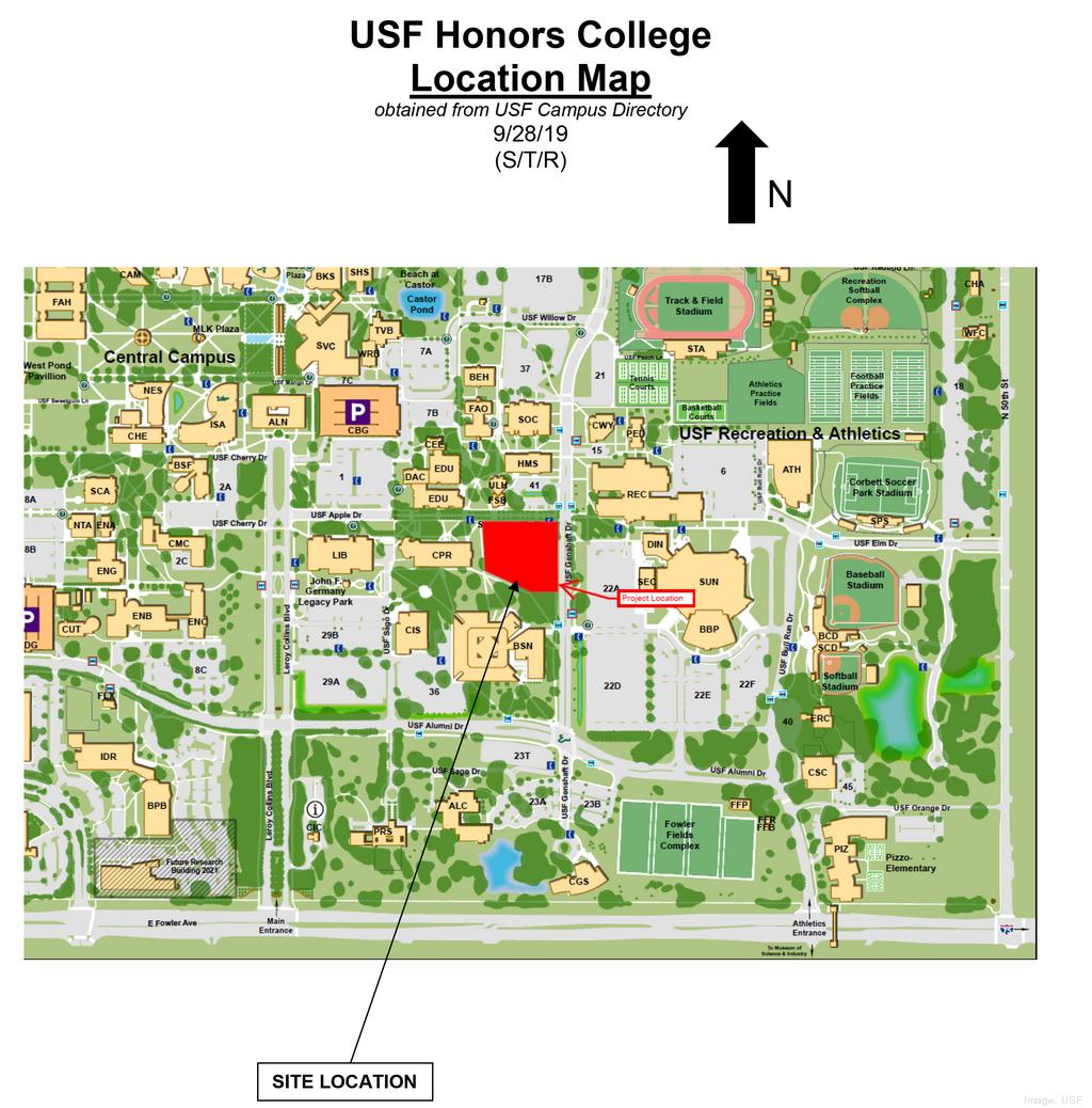 Usf Campus Map