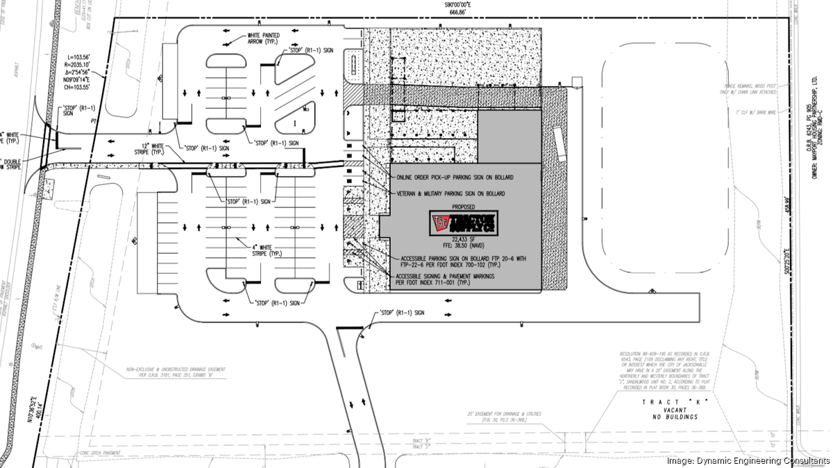 Tractor Supply Co. submitted plans Oct. 30 for a new retail building at