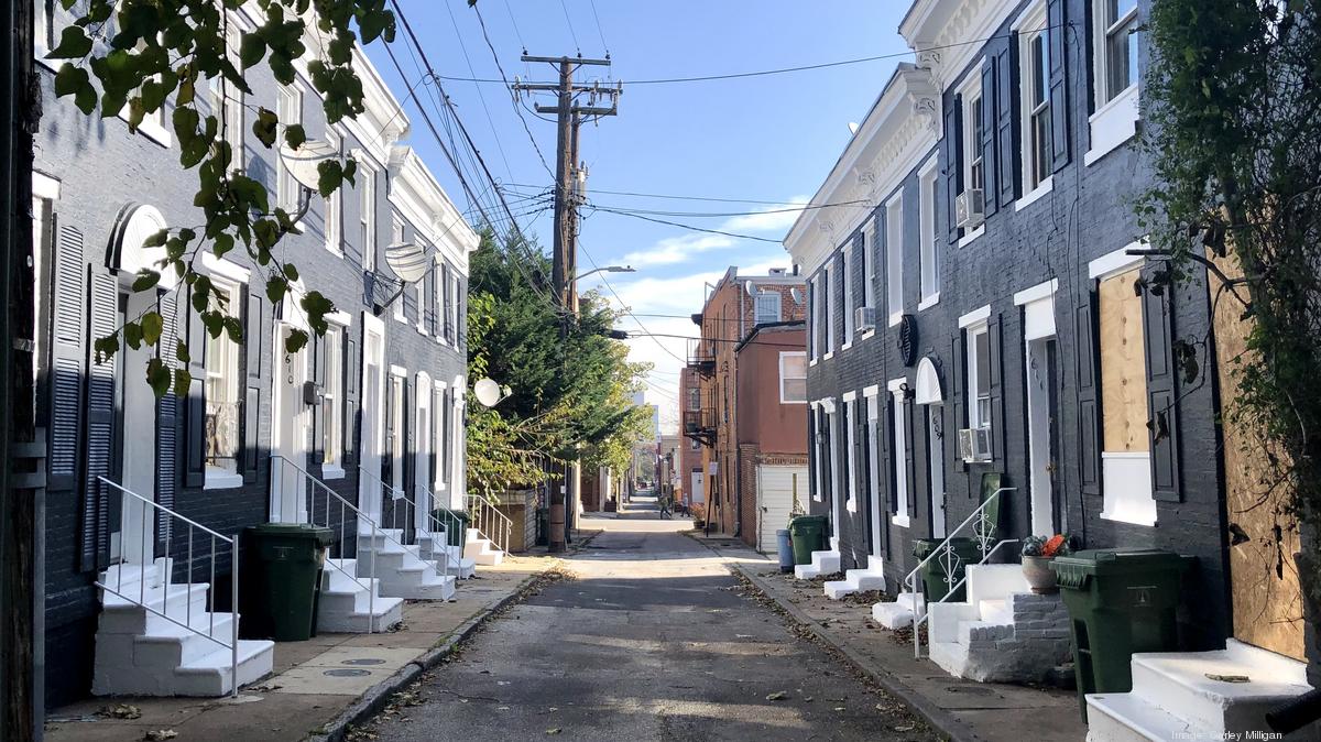 Block of 10 rowhouses in Baltimore's Union Square heads to auction