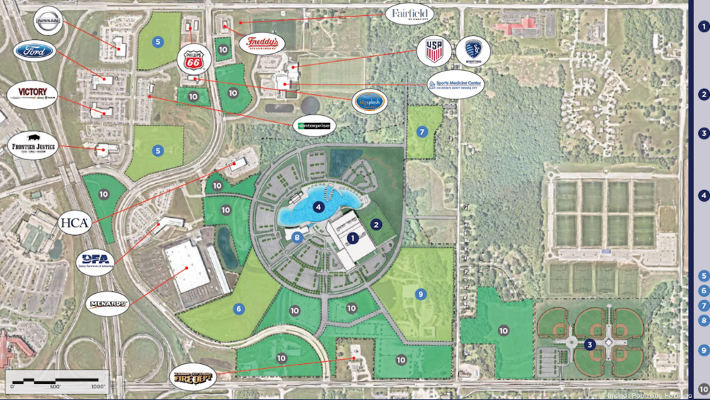 Schlitterbahn Kansas City Map Latest Homefield Plans Include Larger Youth Baseball Complex, New  Commercial Uses Around Ex-Schlitterbahn Site - Kansas City Business Journal