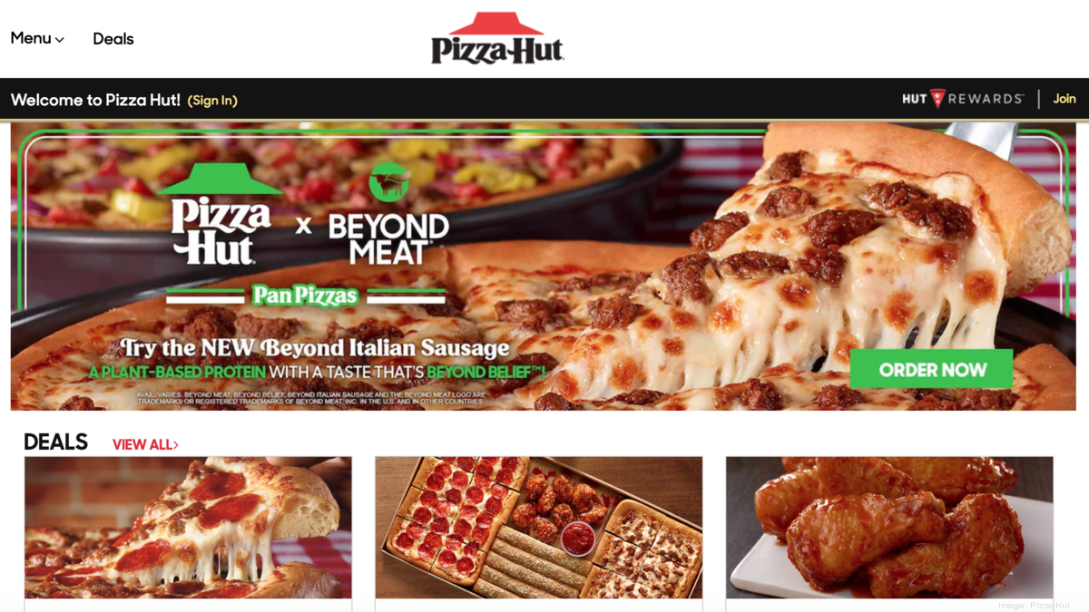 Pizza Hut And Beyond Meat Launch Plant Based Meat Pizzas Bizwomen