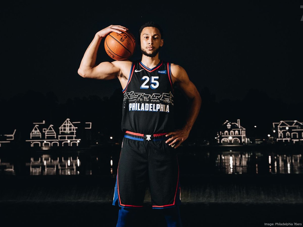 Philadelphia 76ers unveil black Boathouse Row-themed city jerseys -  Philadelphia Business Journal