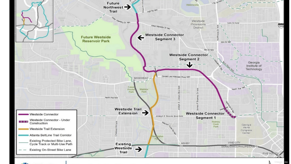 Atlanta Beltline Map 2020 Atlanta Beltline To Get $2.3M City Loan To Build 'Vital Link' To Westside  Neighborhoods - Atlanta Business Chronicle