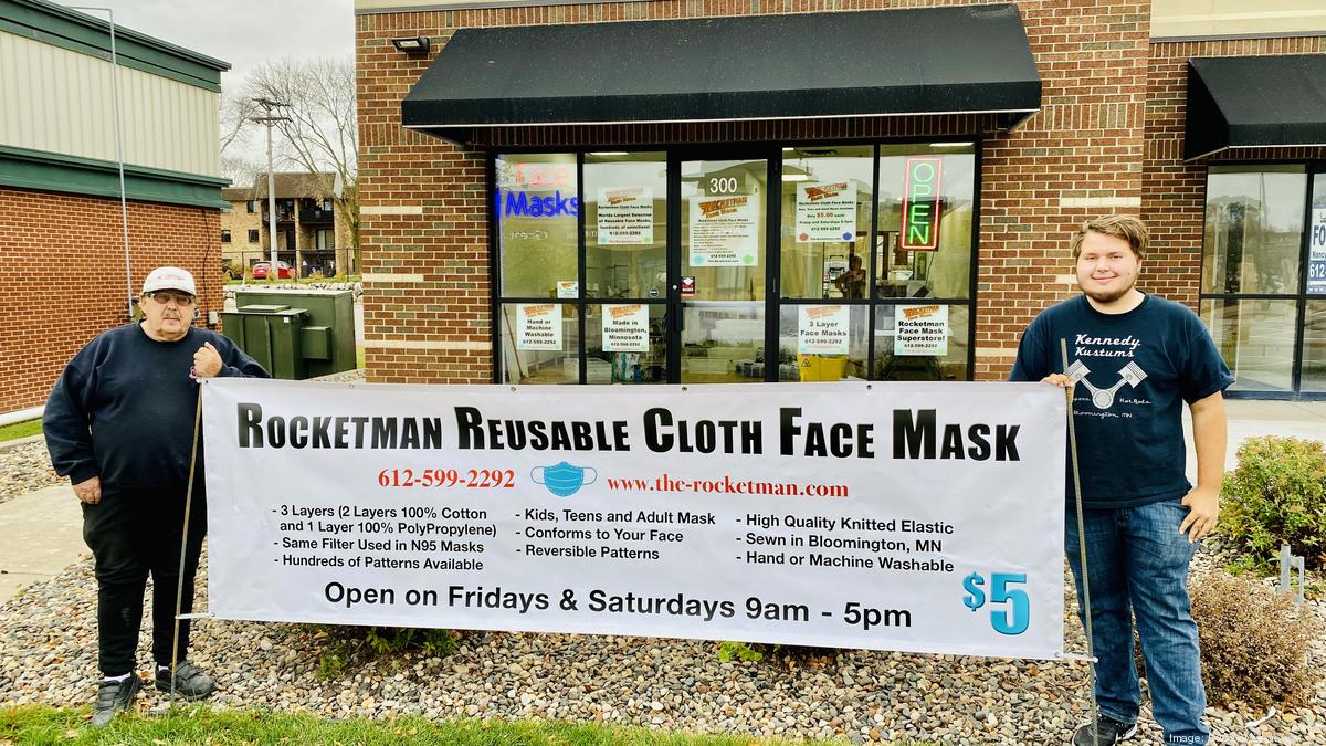 Buddy Michaelson of Rocketman Enterprise opens retail face mask store in Bloomington