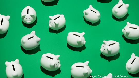 Random little white piggy banks