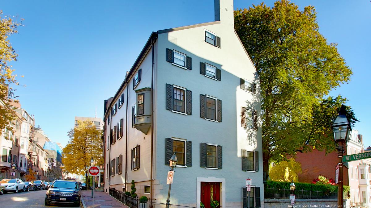 This 15M Beacon Hill home has 60 windows and a private yard Boston