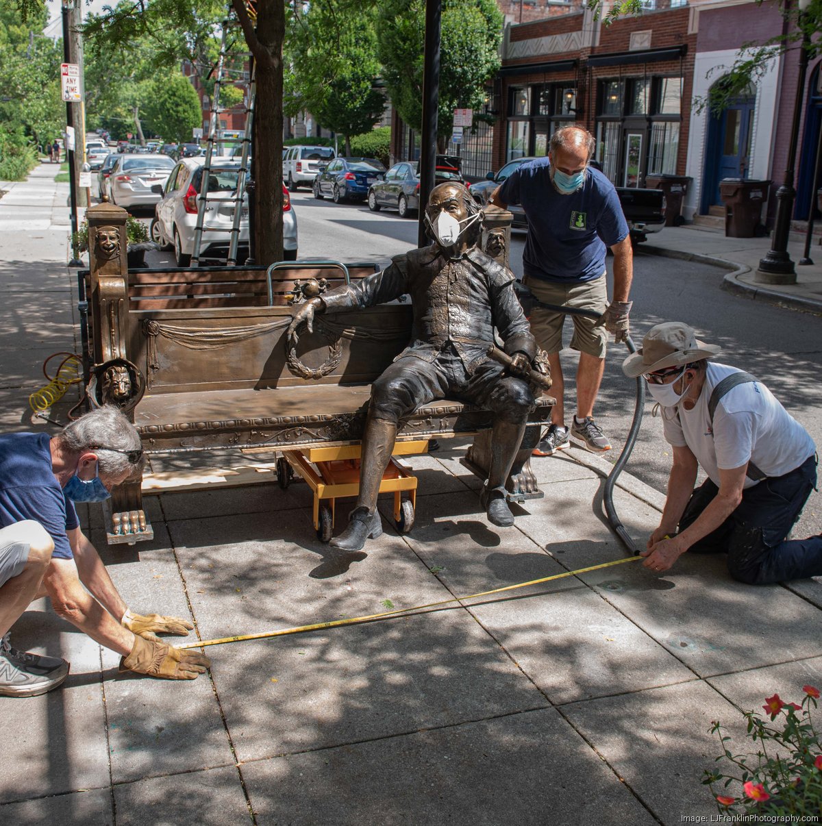 Clifton art pays homage to Shakespeare, Ludlow Garage - Cincinnati Business  Courier