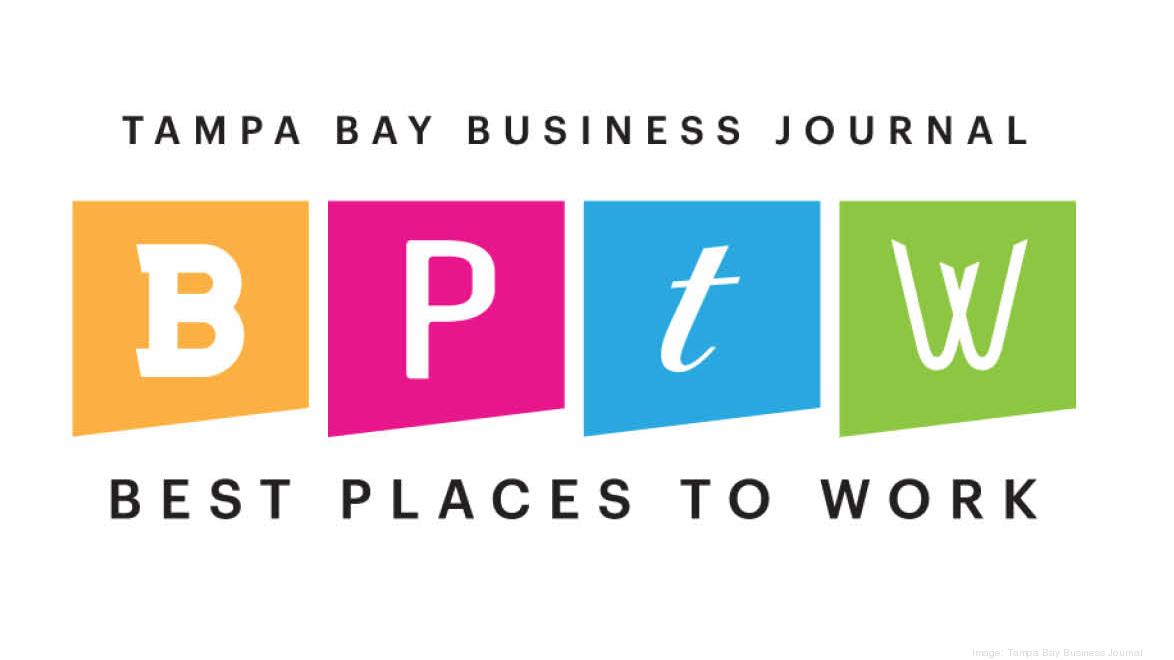 Tampa Bay Business Journal’s 2021 Best Places to Work Tampa Bay