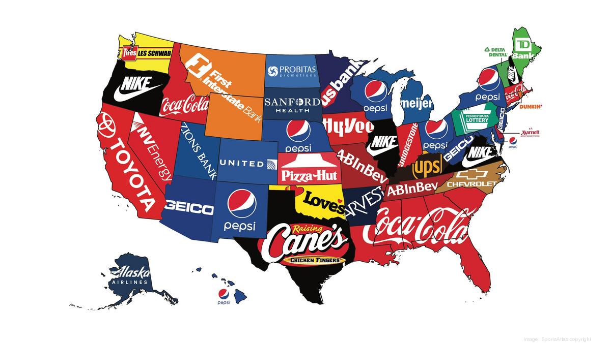 Which brand has the most current sponsorships in each state? - L.A ...