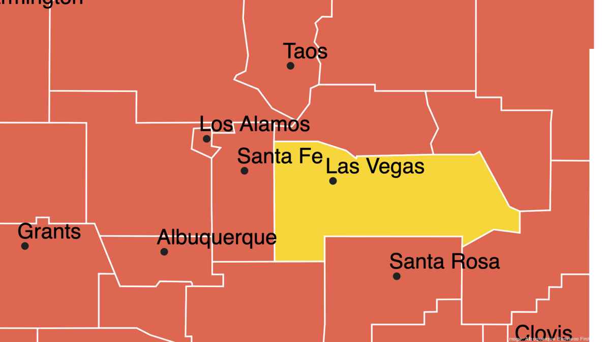 San Miguel County New Mexico Map United States Map