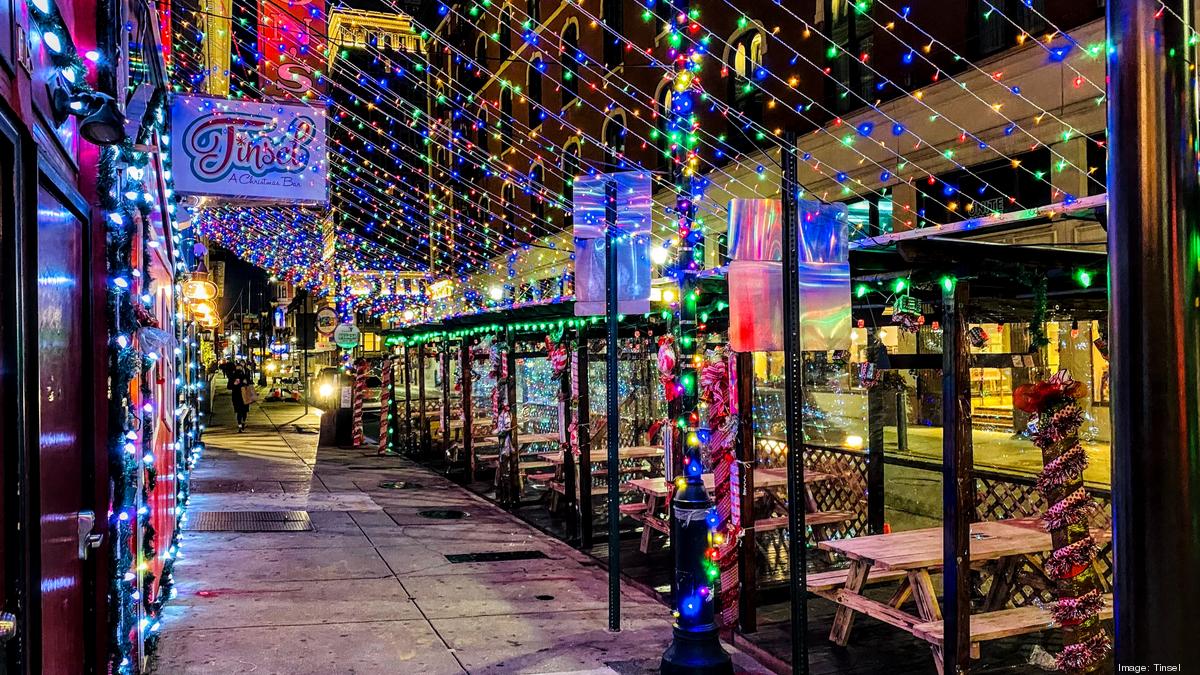 Popup Christmas bar Tinsel returns to Midtown Village Philadelphia