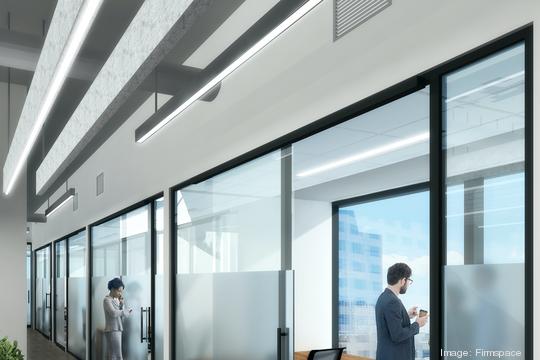 Rendering of Firmspace's Chicago office at 145 S. Wells St.