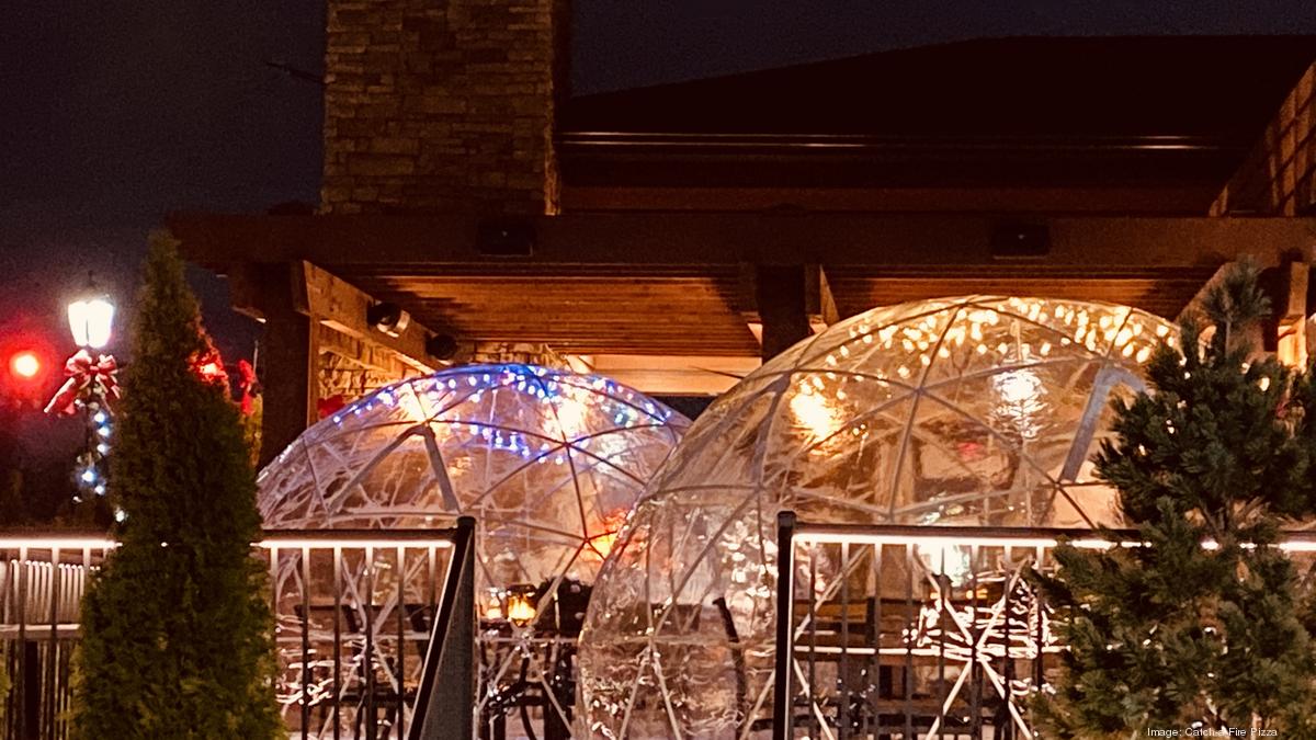 Catch-a-Fire Pizza Blue Ash turns to igloos for outdoor dining - Cincinnati  Business Courier