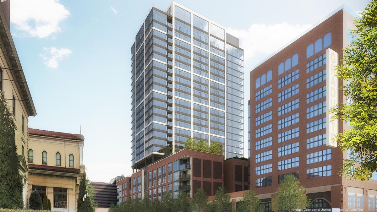 Vanderbiltarea apartment tower hits construction milestone, developers