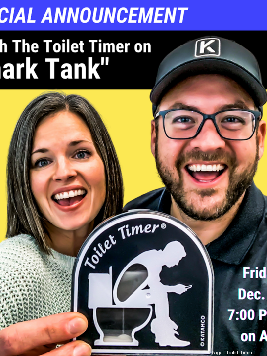 Chicago Inno - Local gag gift 'Toilet Timer' hits Shark Tank