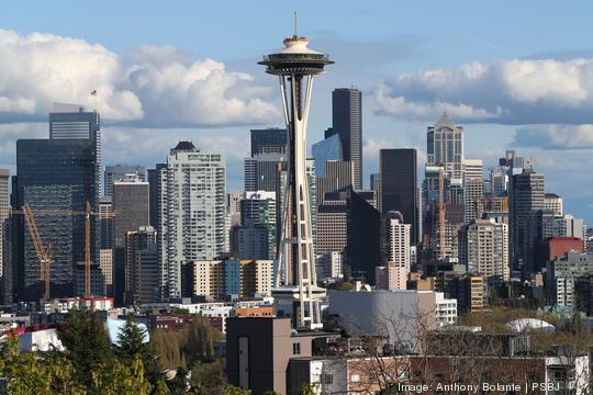 Seattle skyline April 2019