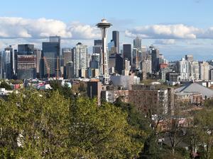 Seattle skyline April 2019