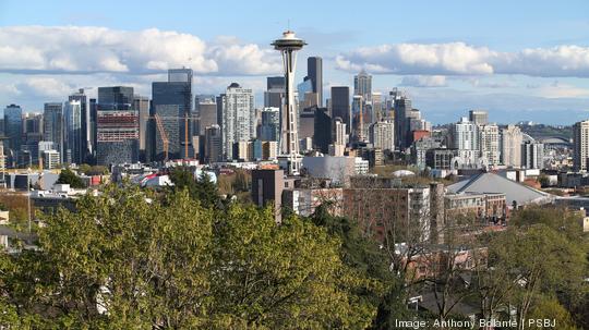 Seattle skyline April 2019