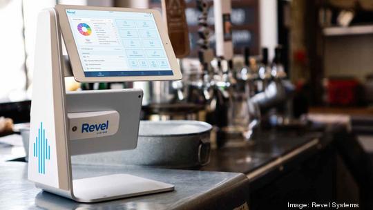 revel pos dashboard in bar