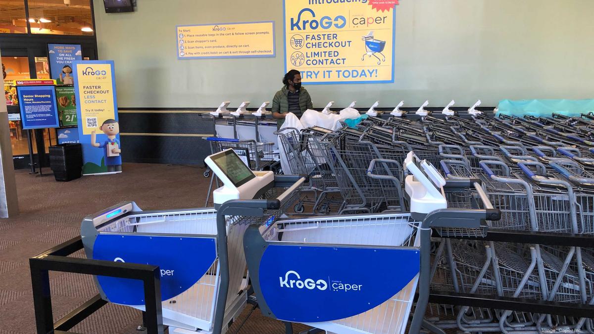 Kroger launches test of Caper's smart cart at Madeira store