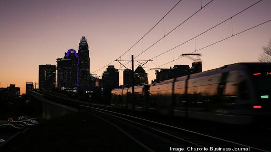 charlotte skyline blue line mk001