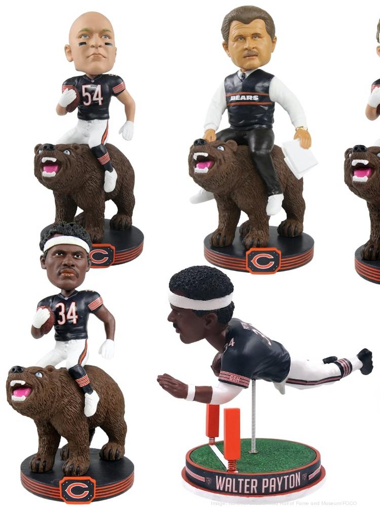 National Bobblehead Hall of Fame and Museum unveils six Chicago Bears  bobbleheads - Chicago Business Journal