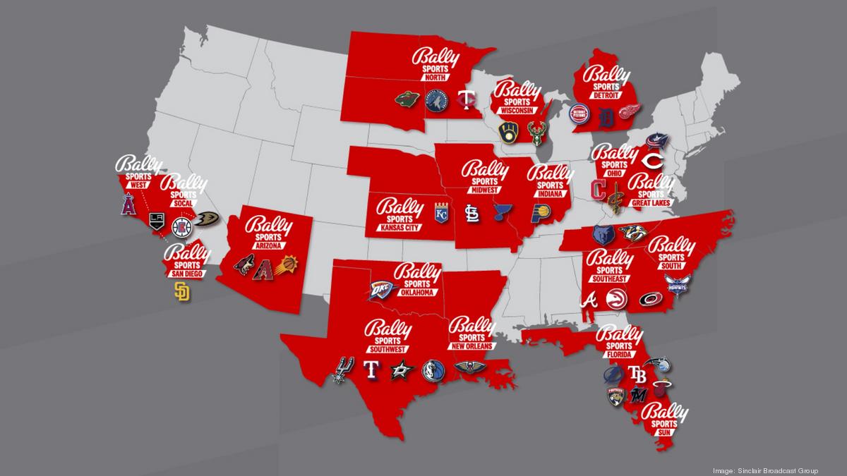 Sinclair sets national launch date for Bally Sports Plus streaming