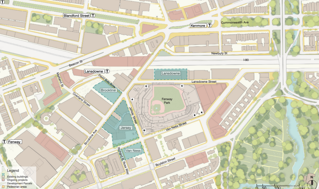 Major development plans for area surrounding Fenway Park