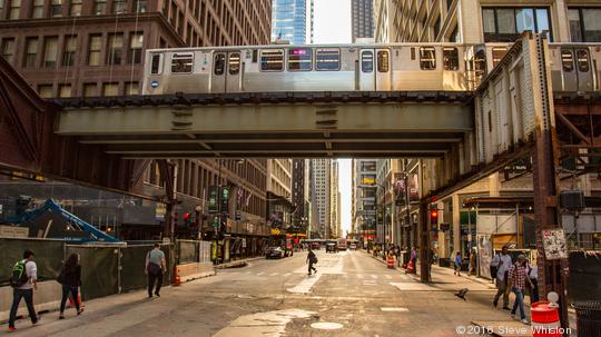 Chicago downtown/Chicago Loop/Chicago L train