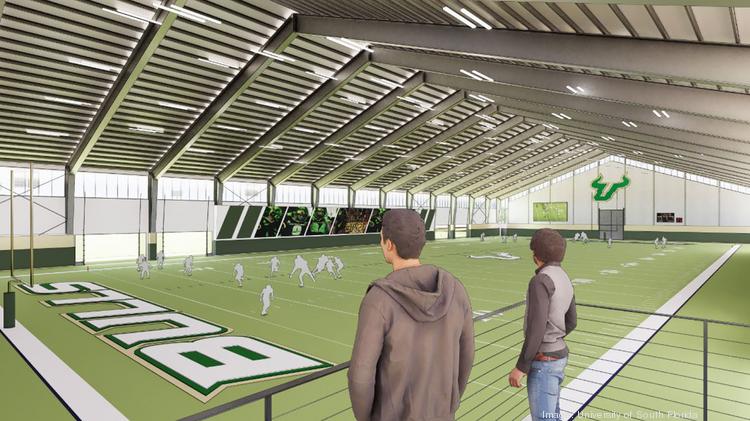 Usf New Athletics Football Facility Construction Tampa Bay Business Journal