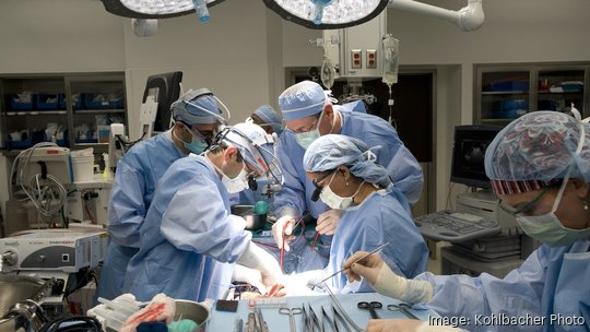 Heart transplant surgery