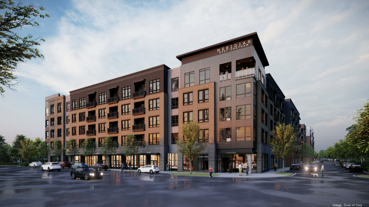 Apartment project in downtown Cary includes retail space, parking deck ...