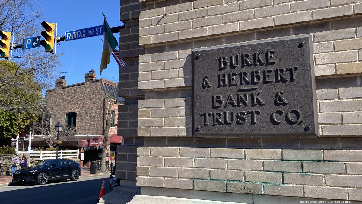 Burke & Herbert Bank to close Crystal City branch - Washington Business ...
