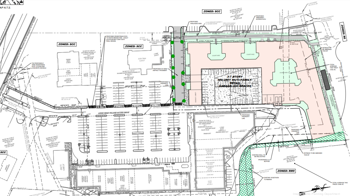 Novel Belle Meade apartments planned for Lion Head's shopping center