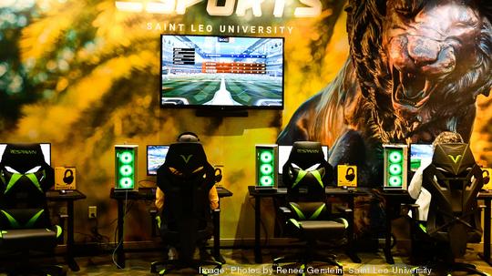 Saint Leo University's new Esports Arena