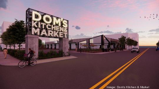 Rendering of Dom's Kitchen & Market