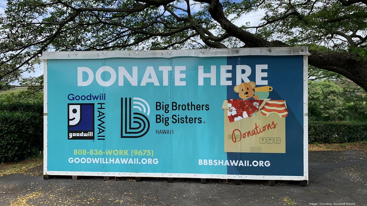 Goodwill Hawaii, Big Brothers Big Sisters, partner to create donation