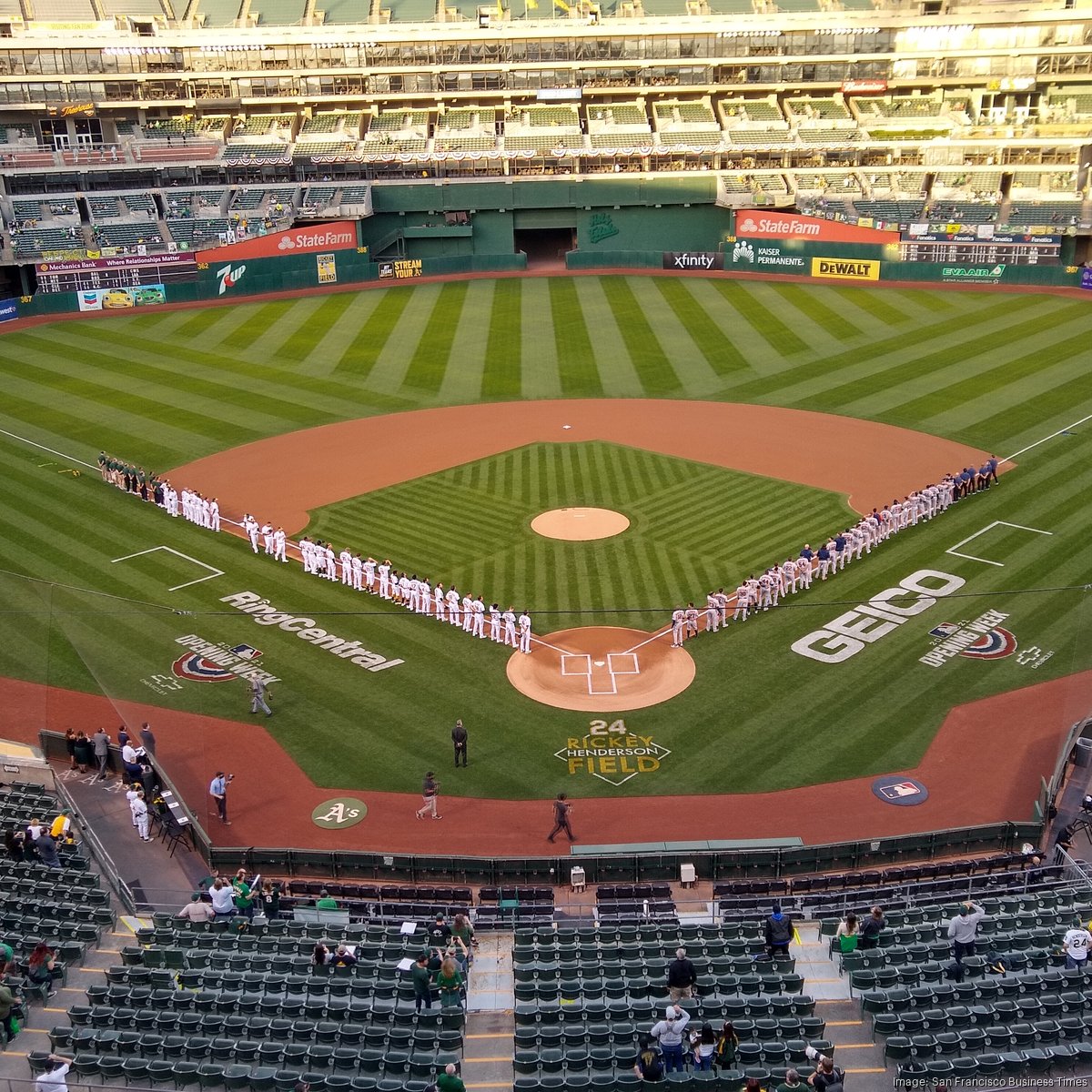 Watch: Oakland A's take up residency in Raiders' old locker room