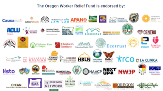 Oregon Worker Relief Endorsers