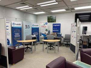 The hub88 space at Nokia's Naperville campus