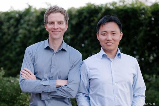 Nuro founders Dave Ferguson and Jiajun Zhu