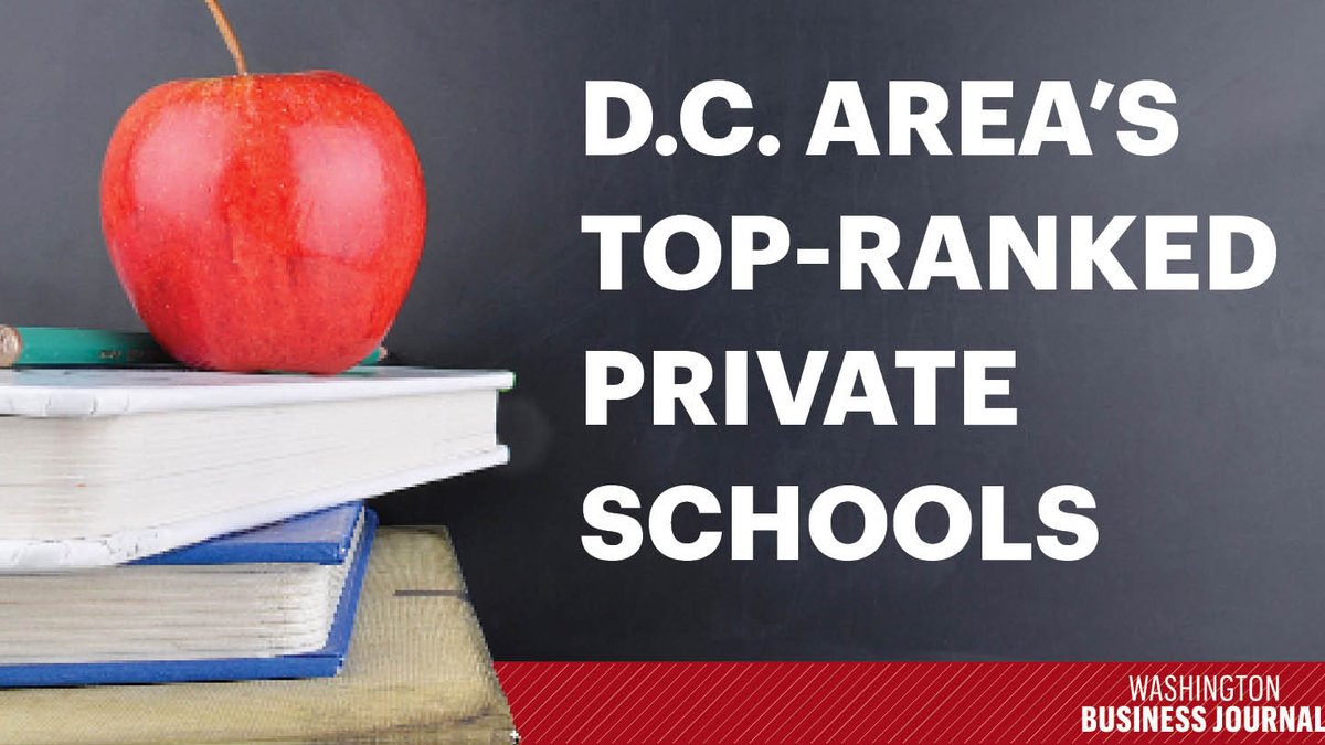 These are the topranked private schools across the D.C. region