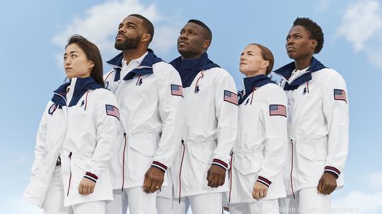 Olympic closing ceremony uniform