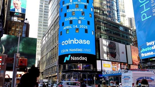 Coinbase IPO Day